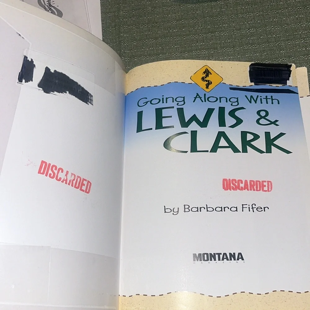 Going Along with Lewis and Clark by Barbara Fifer EUC